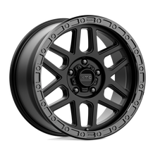 KMC KM54489058725A - Km544 Mesa 18X9 Satin Black With Gloss Black Lip