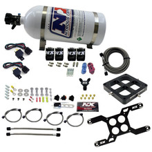 Nitrous Express 66447-10 - Dryquad Stage Billet Crossbar Plate System 100-2000hp (4500 Flange) w/10lb Bottle