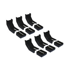 Raptor RB-BKC6 - Bracket Cover; 6 pc; Black; Thermoplastic Rubber;