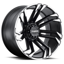 Tuff 2010T21-95D70M78 - T21 20X10 Matte Black W/ Machined Flange