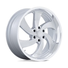 US Mags U134220077+25L - U134 Desperado 22X10 Silver Brushed Face Milled Diamond Cut Milled