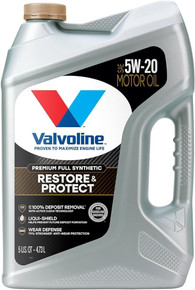 Valvoline 904562 - 5w20 Motor Oil Restore & Protect 5 Quart Bottle