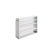 WEATHER GUARD 9452-3-01 - Welded Shelf Unit; Includes 4 Shelves; 7.8 ft.; Depth 14 in.; Height 42 in.; Width 51 in.; White; Steel; 4 Shelves; Shelf Depth 1-1/2 in.;