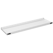 WEATHER GUARD 9165-3-01 - Accessory Shelf; 1.7 ft.; Depth 16 in.; Height 2 in.; Width 52 in.; White; Steel; Powder Coat Finish;