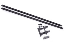 DEE ZEE DZ99783TB - Deezee Cargo Management - Universal Hex Series Cross Rails - 74in. Kit - Texture Black