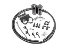 Radium Engineering 20-0986-FL - Radium 14-19 Chevrolet Corvette LT1 CCV Fluid Lock Dual Catch Can Kit
