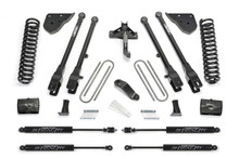 Fabtech K2431M - 23-24 Ford F450/F550 4WD 6in 4 Link Lift Kit w/ Stealth Shocks