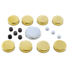 Proform 66550 - Brass Freeze Plug Kit For Small Block Chevy 283-350 Engines All Sizes Included