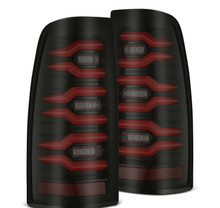 AlphaRex 620007 - 99-06 Chevrolet Silverado/99-06 GMC Sierra LUXX-Series LED Tail Lights - Black/Red