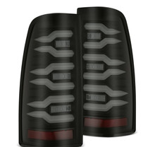AlphaRex 620006 - 99-06 Chevrolet Silverado/99-06 GMC Sierra LUXX-Series LED Tail Lights - Black