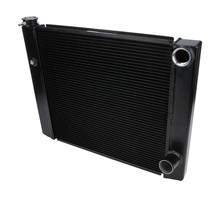 AllStar Performance ALL30345 - Dual Pass Radiator 19x26 1 Row Lightweight Black