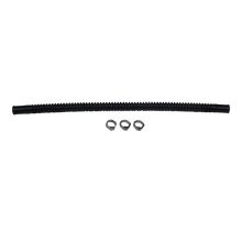 Deatschwerks 9-CT-12-38 - Convoluted Tubing 300mm Length x 10mm ID Side 1 x 10mm ID Side 2 - Black