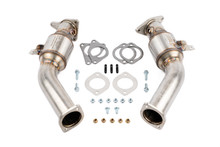 AMS AMS.53.05.0001-2 - Performance VR30DDTT Street Lower Downpipes w/GESI Catalytic Converter