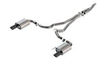 Borla 140979BC - 2024 Ford Mustang 2.3L Ecoboost 2.50 S-TYPE Black Chrome Catback Exhaust - Non-Active