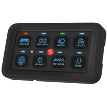 Bulldog Winch 20445 - 8-Gang Switch Panel with Under Hood Control Unit