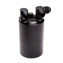 Chase Bays CB-OILCATCH-10AN90L-10AN90-002 - 10AN 90A L-Fitting Inlet -10AN 90 Deg Elbow Outlet Oil Catch Can w/Type 2 Bracket