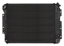 Cold Case Radiators CHC549AB - 67-69 Camaro Small Block Automatic Aluminum Performance Radiator Black Night Rider Series