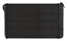 Cold Case Radiators CHC545AB - 70-81 Camaro Automatic Aluminum Performance Radiator Black Night Rider Series