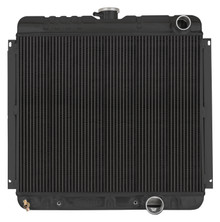 Cold Case Radiators FOM561AB - 67-70 Mustang 289/302 Automatic 20 Inch Black Night Rider Series