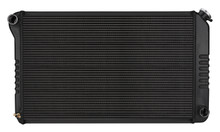 Cold Case Radiators GPF18B - 70-81 Firebird Manual Aluminum Radiator Black Night Rider Series