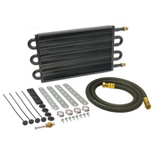 Derale 13306 - 6 Pass 14" Series 7000 Copper/Aluminum Tube&Fin Transmission Cooler Kit, -6AN