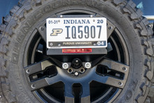 LoD Offroad JLP1811 - JL Destroyer Spare Tire License Plate Relocation Kit
