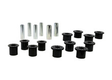 Whiteline W73816 - 1999 Ford F-250 Spring - Eye Front/Rear And Shackle Bushing