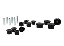 Whiteline W73819 - 1986-1999 Jeep Cherokee Spring - Eye Front/Rear And Shackle Bushing