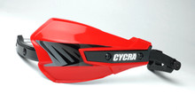 Cycra 1CYC-7801-32 - Vortex Hand Guard/w Universal U-Clamps- Red