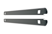 DEE ZEE DZ11982B - Deezee 07-13 Chevrolet Silverado Bed Cap Wrap W/Stake Pockets Black-Tread Aluminum 5 1/2Ft Bed