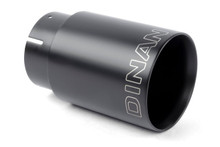 Dinan D663-0574-BOX - Double-Walled 4" Clamp-On Exhaust Tip (Black Ceramic)
