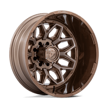 Fuel Wheels D87622829335 - D876 Flux Dually 22X8.25 Platinum Bronze