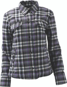 Kuryakyn 094529 - Leather By River Road Cameo Flannel Moto Shirt Womens - Large