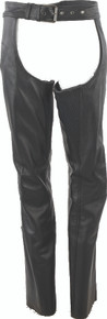Kuryakyn 094425 - Leather By River Road Plains Leather Chaps Black Womens - Small