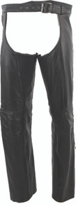 Kuryakyn 094420 - Leather By River Road Plains Leather Chaps Black - Large