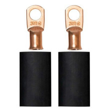 Moroso 74169 - 3/8in Dia Stud 2 GA Wire Crimp/Solder Battery Cable Terminal Kit (2 Pack)