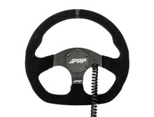 PRP Seats G250-H - Heated Comp-R Suede Steering Wheel 13 Inch Diameter Black