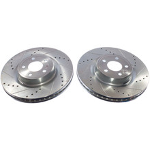 PowerStop AR85220XPR - Power Stop 21-23 Ford Mustang Front Drilled & Slotted Rotor (Pair)