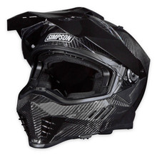 Simpson Motorcycle XBCXS - Xcursion Bandit Helmet - Carbon