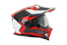 Simpson Motorcycle XBMWRGSM - XCURSION BANDIT HELMET MOJAVE RED SMALL