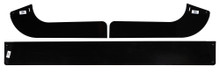True Performance & Fabrication DTR1050 - Splitter Kit Blk Asphalt Outlaw 1/4in 3pc
