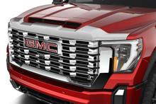 Husky Liners 2892130 - 16-22 Honda Pilot/17-22 Ridgeline/19-21 Passport Aeroskin Hood Protector - Chrome
