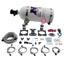 Nitrous Express 20964-10 - 2024+ Ford Mustang 5.0L Dual Throttle Body Plate System w/10lb Bottle