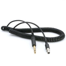 Rugged Radios CC-1/4-FHS - Firetruck Intercom Headset Coil Cord for 1/4 Style Jacks & FHS Headset