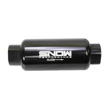 Snow Performance SNF-20115 - Fuel Filter Post Filter 30 Micron -12 ORB Inlet/Outlet