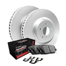 R1 Concepts WDWH1-76037 - Brake Rotor- Carbon Coated with Ceramic Pads & Hdw