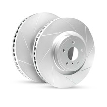 R1 Concepts WEPN1-47041 - Brake Rotor- Slotted - Silver
