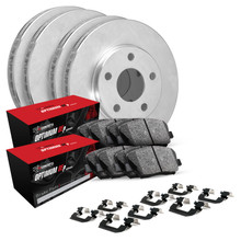 R1 Concepts WFUH2-76012 - Brake Rotor- Blank with Optimum Oe Pads & Hdw