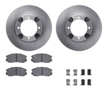 R1 Concepts WFWH1-72059 - E- Line Series Brake Rotor with Ceramic Brake Pads & Hdw