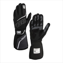 OMP Racing IB0-0779-A01-077-M - TECNICA GLOVES FIA 8856- 2018 BLACK / ANTHRACITE